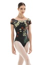 DAD5023LPN, LITTLE DINAH, Cap sleeve leotard