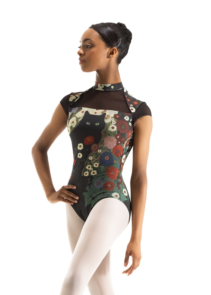 DA5024LPN, DEMI, Cap sleeve leotard