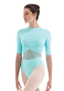 DAD5007MPN, LITTLE TRINA, Half-sleeve leotard